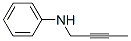 N-(2-부티닐)벤젠아민 구조식 이미지