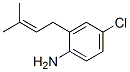 4-Chloro-2-(3-methyl-2-butenyl)benzenamine 구조식 이미지