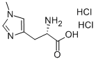 (S)-2-AMINO-3-(1-METHYL-1H-IMIDAZOL-4-YL)-PROPIONIC ACID 2HCL Structure