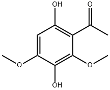 3,6-DIHYDROXY-2,4-DIMETHOXYACETOPHENONE 구조식 이미지