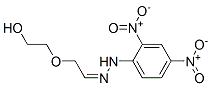 2-[(2Z)-2-[(2,4-dinitrophenyl)hydrazinylidene]ethoxy]ethanol 구조식 이미지