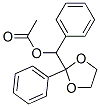 [phenyl-(2-phenyl-1,3-dioxolan-2-yl)methyl] acetate Structure