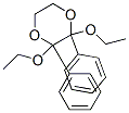 2,3-디에톡시-2,3-디페닐-1,4-디옥산 구조식 이미지