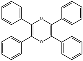 2,3,5,6-테트라페닐-1,4-디옥신 구조식 이미지