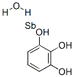 antimony, benzene-1,2,3-triol, hydrate 구조식 이미지