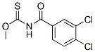 N-(3,4-디클로로벤조일)카르바모티오산O-메틸에스테르 구조식 이미지