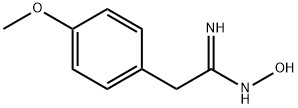 N-HYDROXY-2-(4-METHOXY-PHENYL)-ACETAMIDINE 구조식 이미지
