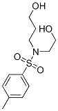 N-(2-hydroxyethyl)-N-(3-hydroxypropyl)-p-toluenesulphonamide Structure