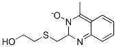 2-(((4-Methyl-3-oxido-2,3-dihydro-2-quinazolinyl)methyl)thio)ethanol 구조식 이미지