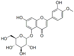 hesperetin 5-O-glucoside 구조식 이미지
