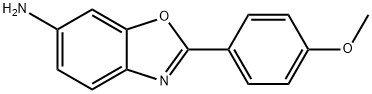 2-(4-METHOXY-PHENYL)-BENZOOXAZOLE-6-YLAMINE 구조식 이미지
