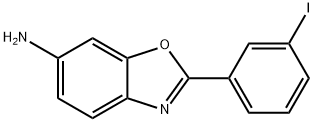 2-(3-iodophenyl)-1,3-benzoxazol-6-amine 구조식 이미지
