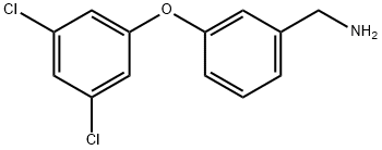 3-(3,5-DICHLOROPHENOXY)BENZYLAMINE Structure