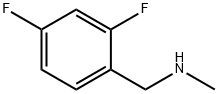 Benzenemethanamine, 2,4-difluoro-N-methyl- (9CI) Structure