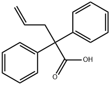 2,2-Diphenylpent-4-enoic acid Structure