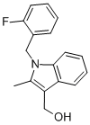 1-[(2-FLUOROPHENYL)METHYL]-2-METHYL-1H-INDOLE-3-METHANOL Structure