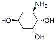 1,2,4-Cyclohexanetriol, 6-amino-, (1S,2R,4S,6R)- (9CI) 구조식 이미지