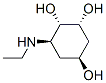 1,2,4-Cyclohexanetriol,6-(ethylamino)-,(1S,2R,4S,6R)-(9CI) Structure