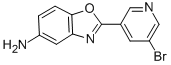 2-(5-BROMO-PYRIDIN-3-YL)-BENZOOXAZOL-5-YLAMINE Structure