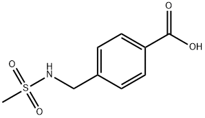 4-(methanesulfonamidomethyl)benzoic acid Structure