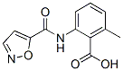 Benzoic acid, 2-[(5-isoxazolylcarbonyl)amino]-6-methyl- (9CI) Structure