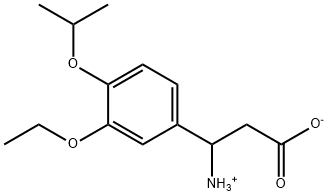 3-amino-3-(3-ethoxy-4-isopropoxyphenyl)propanoic acid Structure