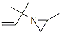 Aziridine, 1-(1,1-dimethyl-2-propenyl)-2-methyl- (9CI) Structure