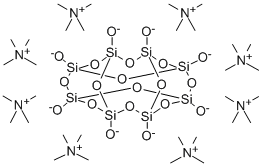 Oktakis(tetramethylammonium)-T8-silisesquioxane Structure
