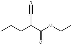 에틸2-시아노발레레이트 구조식 이미지