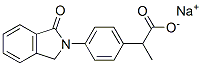 sodium 2-[4-(1,3-dihydro-1-oxo-2H-isoindol-2-yl)phenyl]propionate 구조식 이미지