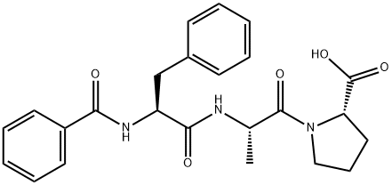 N-BENZOYL-PHE-ALA-PRO Structure