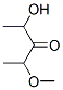 3-Pentanone, 2-hydroxy-4-methoxy- (9CI) Structure