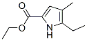 5-Ethyl-4-methyl-1H-pyrrole-2-carboxylic acid ethyl ester 구조식 이미지