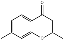 2,3-Dihydro-2,7-dimethyl-4H-1-benzopyran-4-one 구조식 이미지