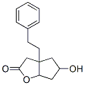 Hexahydro-5-hydroxy-3a-phenethyl-2H-cyclopenta[b]furan-2-one 구조식 이미지