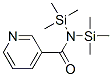 N,N-Bis(trimethylsilyl)-3-pyridinecarboxamide Structure