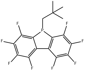 5-(2,2-디메틸프로필)-1,2,3,4,6,7,8,9-옥타플루오로-5H-디벤조포스폴 구조식 이미지
