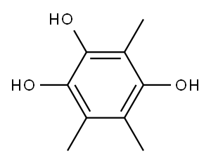 3,5,6-Trimethyl-1,2,4-benzenetriol 구조식 이미지