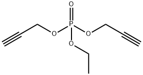 ethyl diprop-2-ynyl phosphate 구조식 이미지