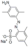 sodium 4-[(4-amino-2,5-xylyl)azo]-m-xylene-5-sulphonate 구조식 이미지