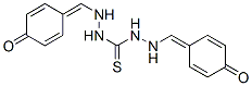 1,3-bis[(4-oxo-1-cyclohexa-2,5-dienylidene)methylamino]thiourea Structure