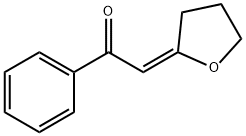 E-2-(디히드로푸란-2-일리덴)-1-페닐에탄온 구조식 이미지