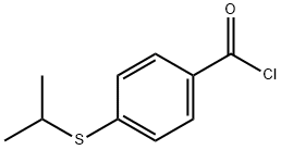 Benzoyl chloride, 4-[(1-methylethyl)thio]- (9CI) 구조식 이미지