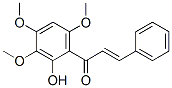 (E)-1-(2-hydroxy-3,4,6-trimethoxy-phenyl)-3-phenyl-prop-2-en-1-one Structure