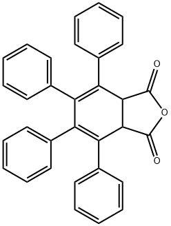1,2-dihydro-3,4,5,6-tetraphenylphthalic anhydride 구조식 이미지