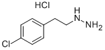 [2-(4-클로로-페닐)-에틸]-하이드라진염화물 구조식 이미지