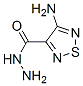 1,2,5-Thiadiazole-3-carboxylicacid,4-amino-,hydrazide(7CI,9CI) 구조식 이미지