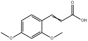 2,4-DIMETHOXYCINNAMIC ACID Structure