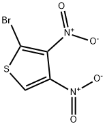 2-BROMO-3,4-DINITROTHIOPHENE 구조식 이미지