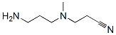 Propanenitrile, 3-[(3-aminopropyl)methylamino]- (9CI) Structure